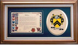Maclellan Clan Crest History Framed Print