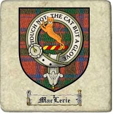Maclerie Clan Mackintosh Clan Badge Marble Tile