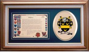 Macmichael Clan Crest History Framed Print