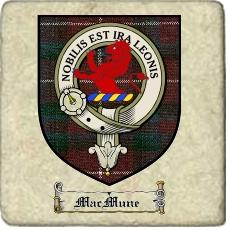 Macmune Clan Badge Marble Tile