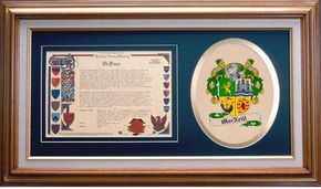 Macneill Clan Crest History Framed Print