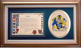 Maconochie Clan Crest History Framed Print