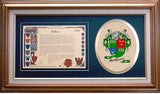 Macquarrie Clan Crest History Framed Print