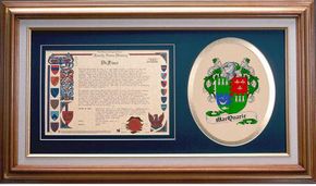 Macquarrie Clan Crest History Framed Print
