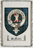 Macrobbie Clan Robertson Clan Badge Throw Blanket