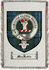 Macrobie Clan Robertson Clan Badge Throw Blanket