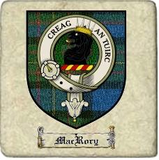 Macrory Clan Maclaren Clan Badge Marble Tile