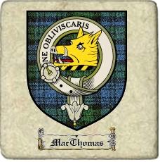 Macthomas Clan Badge Marble Tile