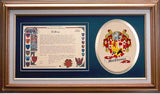 Macthomas Clan Crest History Framed Print