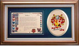 Macthomas Clan Crest History Framed Print