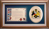Macwhirter Clan Crest History Framed Print