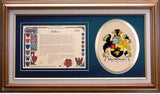 Macwhirter Clan Crest History Framed Print