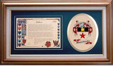 Majoribanks Clan Crest History Framed Print