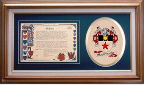 Majoribanks Clan Crest History Framed Print