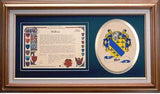 Mar Clan Crest History Framed Print