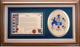 Mason Clan Crest History Framed Print