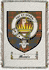 Massie Clan Badge Throw Blanket