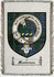 Masterson Clan Macinnes Clan Badge Throw Blanket