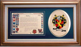 Matheson Clan Crest History Framed Print