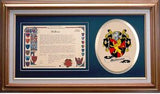 Matheson Clan Crest History Framed Print