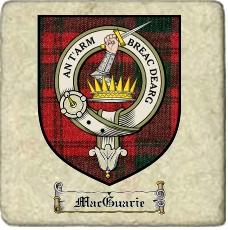 Mcguarie Clan Badge Marble Tile