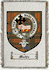 Mechie Clan Macdonnell Ofkeppoch Clan Badge Throw Blanket