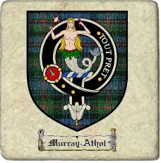 Murray Atholl Clan Badge Marble Tile