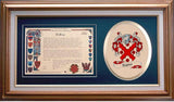 Napier Clan Crest History Framed Print