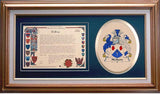 Neilson Clan Crest History Framed Print