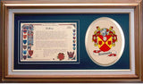 Newlands Clan Crest History Framed Print