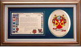 Newlands Clan Crest History Framed Print