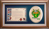 Newton Clan Crest History Framed Print