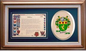 Newton Clan Crest History Framed Print
