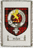 Nicholl Clan Macnichol Clan Badge Throw Blanket