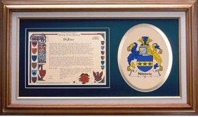 Niddrie Clan Crest History Framed Print