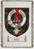 Niven Clan Macnaughton Clan Badge Throw Blanket