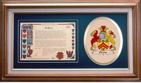 Orme Clan Crest History Framed Print