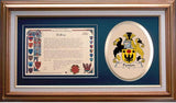Panton Clan Crest History Framed Print
