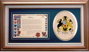 Panton Clan Crest History Framed Print