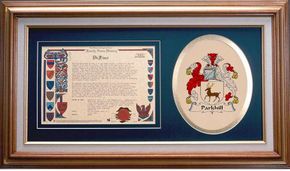 Parkhill Clan Crest History Framed Print