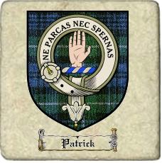 Patrick Clan Badge Marble Tile