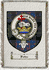 Patten Clan Badge Throw Blanket