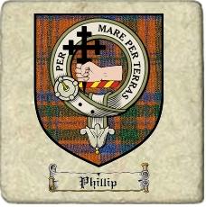 Phillip Clan Badge Marble Tile