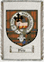 Philp Clan Macdonnell Ofkeppoch Clan Badge Throw Blanket