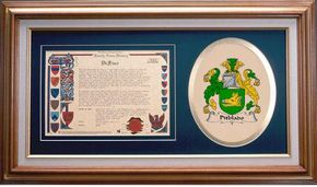 Pitblado Clan Crest History Framed Print