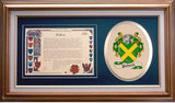 Pollock Clan Crest History Framed Print