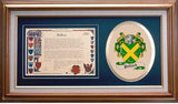 Pollock Clan Crest History Framed Print