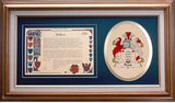 Pont Clan Crest History Framed Print