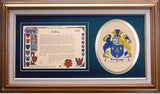 Porteous Clan Crest History Framed Print