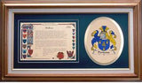 Porteous Clan Crest History Framed Print